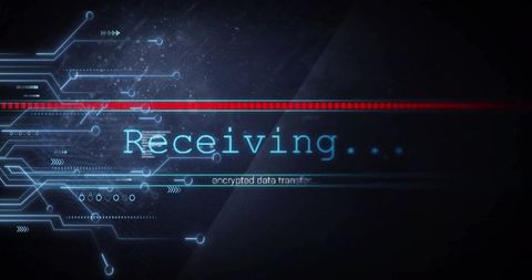 Digital Data Transfer with Futuristic Interface - Download Free Stock Images Pikwizard.com