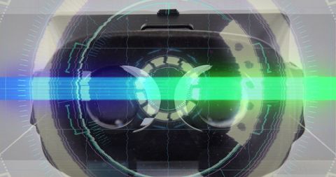 Futuristic Data Processing and VR Technology Concept - Download Free Stock Images Pikwizard.com