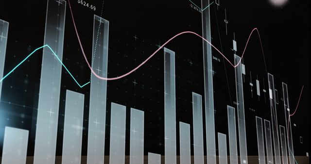 Digital Financial Stock Market Data Analysis Chart - Download Free Stock Images Pikwizard.com