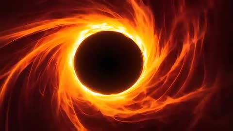 Molten Plasma Dancing Around Black Hole in Stellar Deep Space