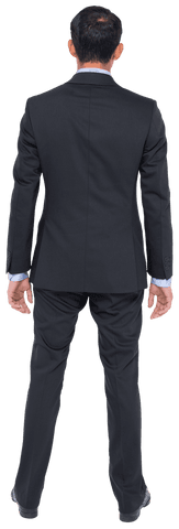 transparent view of businessman in suit viewed from back - Download Free Stock Videos Pikwizard.com