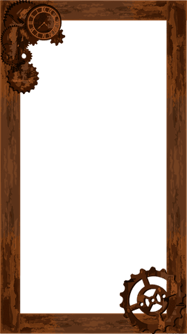 vintage steampunk frame with gears on transparent background - Download Free Stock Videos Pikwizard.com
