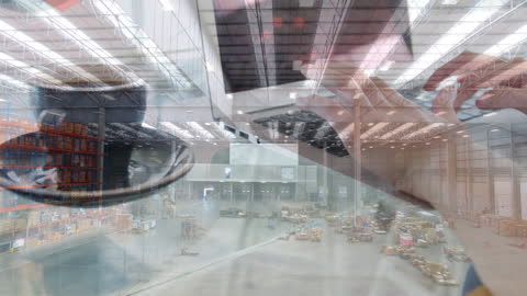 Warehouse Operations with Digital Business Technology Overlay