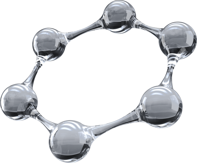 Close-up Model of Transparent Molecule - Download Free Stock Videos Pikwizard.com