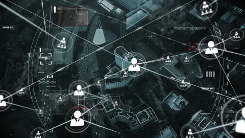 Network of Digital Connections on Virtual Global Interface