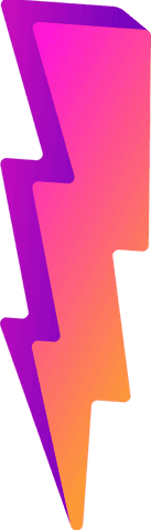 stylized lightning bolt gradient graphic on transparent background - Download Free Stock Videos Pikwizard.com