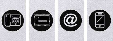 Transparent Communication and Contact Icons Set - Download Free Stock Videos Pikwizard.com