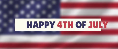 Happy 4th of July Celebration with USA Flag Background - Download Free Stock Templates Pikwizard.com