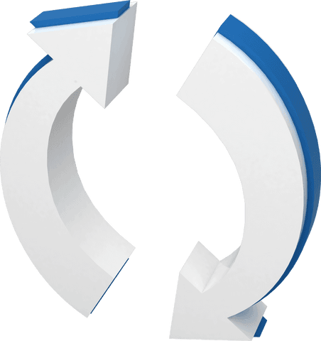 3d transparent circular arrows symbolizing refresh loop - Download Free Stock Videos Pikwizard.com