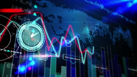 Dynamic 3D Animation of Global Financial Data and Clocks