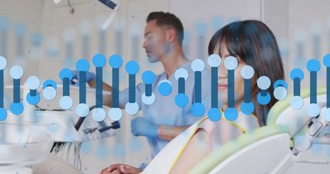 Dental Examination Procedure in Modern Clinic Setting
