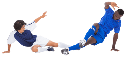 Diverse Football Players Kicking on Transparent Background - Download Free Stock Videos Pikwizard.com