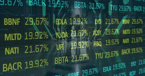 Digital Financial Data Processing with Diverse Business Professionals - Download Free Stock Images Pikwizard.com