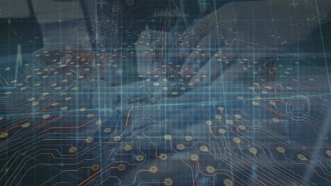 Abstract Digital Overlay of Medical Difficulty and Global Connections