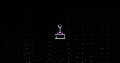 Digital Gamepad with Binary Code Overlay - Download Free Stock Images Pikwizard.com