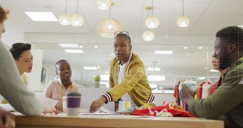 Diverse Team Collaborating on Innovative Design Concept