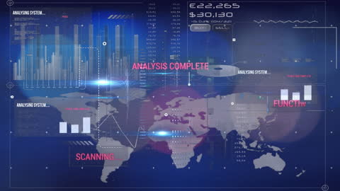 Global Data Analysis and Technological Interface Display