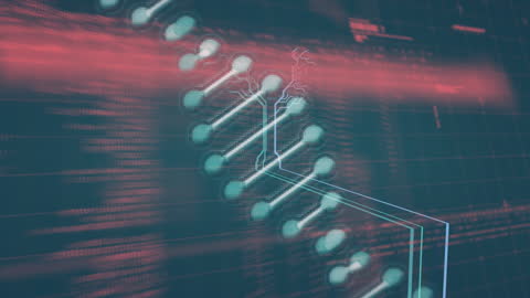 Digital DNA Structure with Data Processing Elements