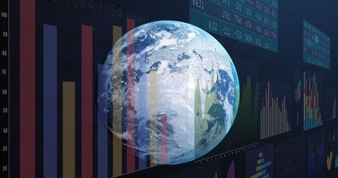 global financial data processing and analytics visualization - Download Free Stock Images Pikwizard.com