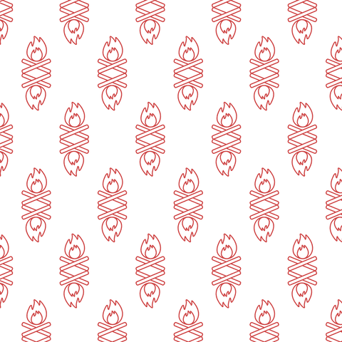 patterned red campfires on transparent background for design use - Download Free Stock Videos Pikwizard.com