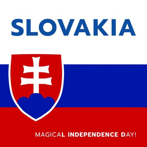 Slovakia Independence Day Celebration with Patriotic Flag Design - Download Free Stock Templates Pikwizard.com