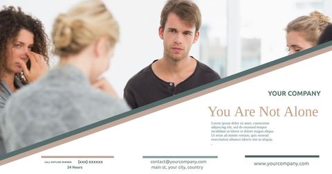 supportive group emphasizing mental health awareness - Download Free Stock Templates Pikwizard.com
