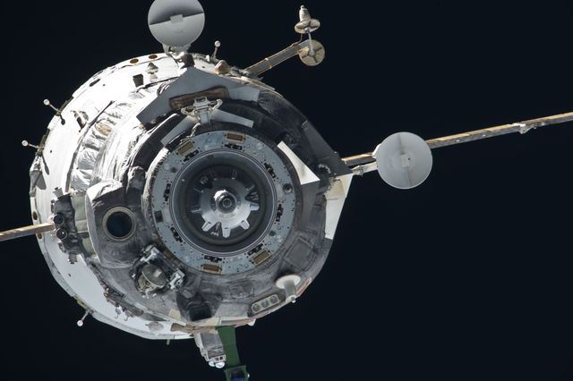 View of the Soyuz TMA-20/25S Departing from the ISS - Download Free Stock Photos Pikwizard.com