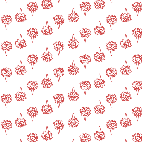 Red Flower Motif Pattern on Transparent Background - Download Free Stock Videos Pikwizard.com