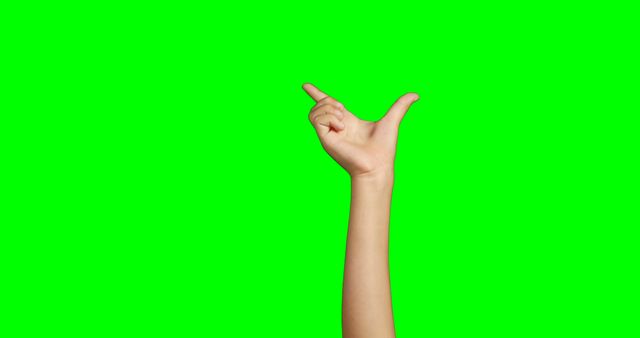 Hand Gesturing Peace Sign with Green Background - Download Free Stock Images Pikwizard.com