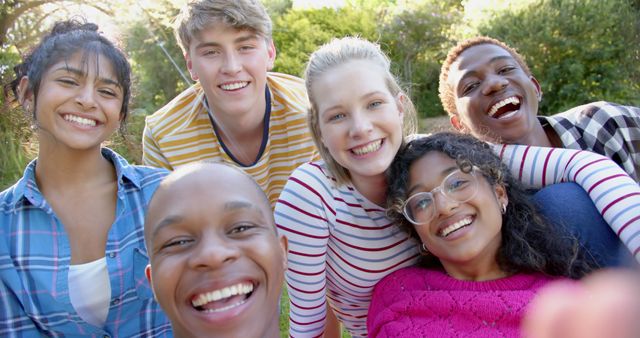 Diverse Group of Friends Having Fun Outdoors - Download Free Stock Images Pikwizard.com