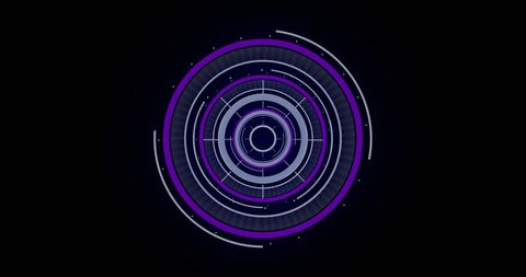 Futuristic Target UI Overlay Circular Design with Blue Background - Download Free Stock Images Pikwizard.com