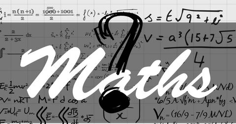 Creative Math Abstract With Equations and Question Mark Symbol - Download Free Stock Images Pikwizard.com