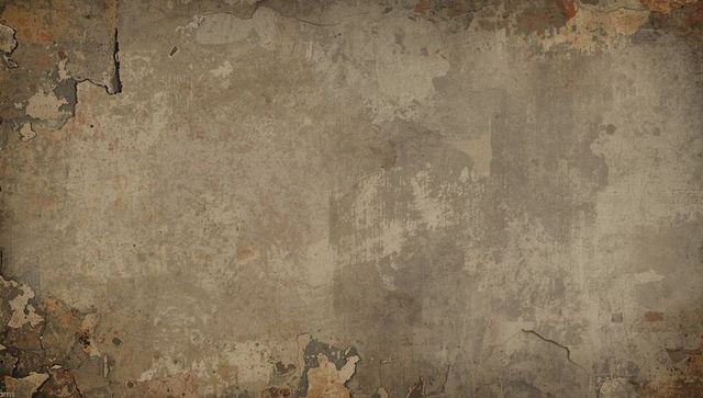 Aging plaster wall texture with faded paint layers