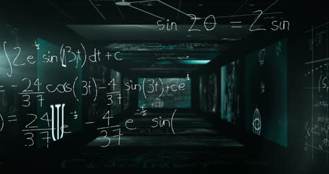Math Equations on Digital Screens in Tech Environment