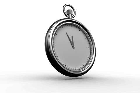 transparent pocket watch with monochrome face floating over reflective surface - Download Free Stock Videos Pikwizard.com