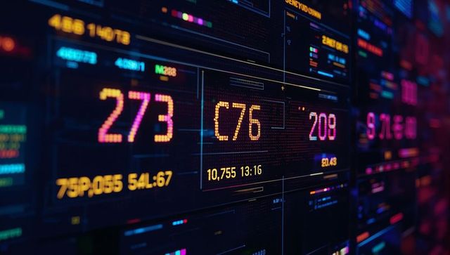 Futuristic Dashboard with Neon Codes and Seamless Data Visualization