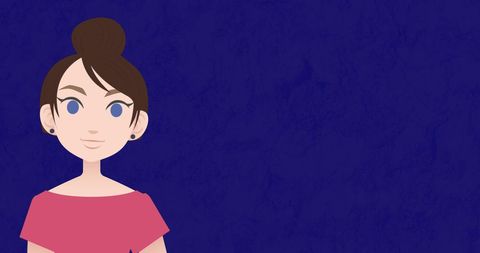 Animated woman celebrating national mentoring month