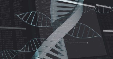 DNA Helix and Data Science: Biotechnology Innovation - Download Free Stock Images Pikwizard.com