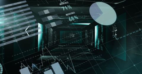 Abstract Data Visualization with Mathematical Equations - Download Free Stock Images Pikwizard.com