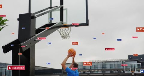 Dynamic influence of social media on outdoor basketball