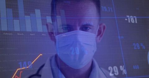 Doctor Analyzing Data Integrating Technology in Healthcare