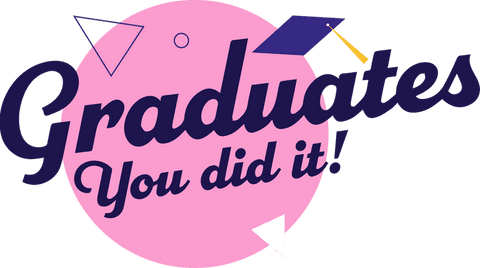 congratulations graduates with cap and text on transparent background - Download Free Stock Videos Pikwizard.com