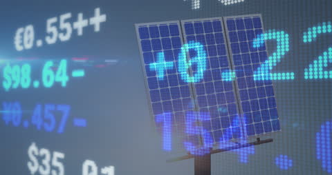 Financial Data Integrating with Solar Power Technology