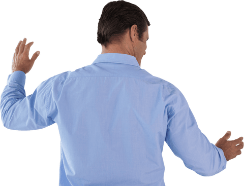 Male Executive Engaging with Transparent Digital Interface - Download Free Stock Videos Pikwizard.com