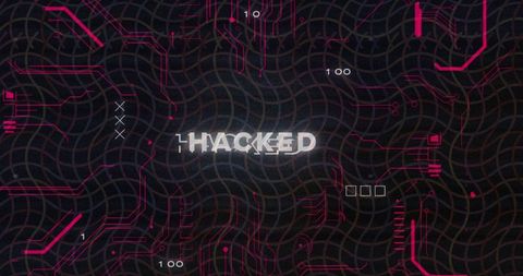 Cybersecurity Breach Concept with Glitchy HACKED Text - Download Free Stock Images Pikwizard.com