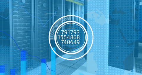 Futuristic Data Processing over Computer Servers with World Map