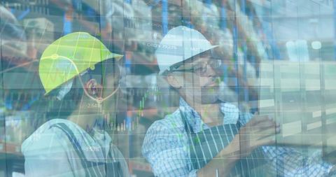 Overlay of Global Financial Data on Warehouse Operations