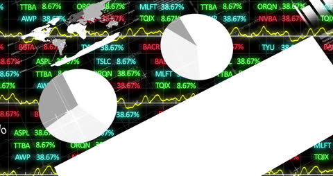 Digital Visualization of Stock Market Data Fluctuations