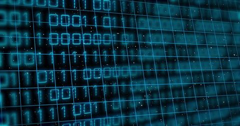 Futuristic Data Code Background with Binary System - Download Free Stock Images Pikwizard.com