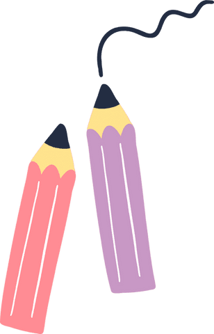 transparent background fun colored pencils illustrative design - Download Free Stock Videos Pikwizard.com